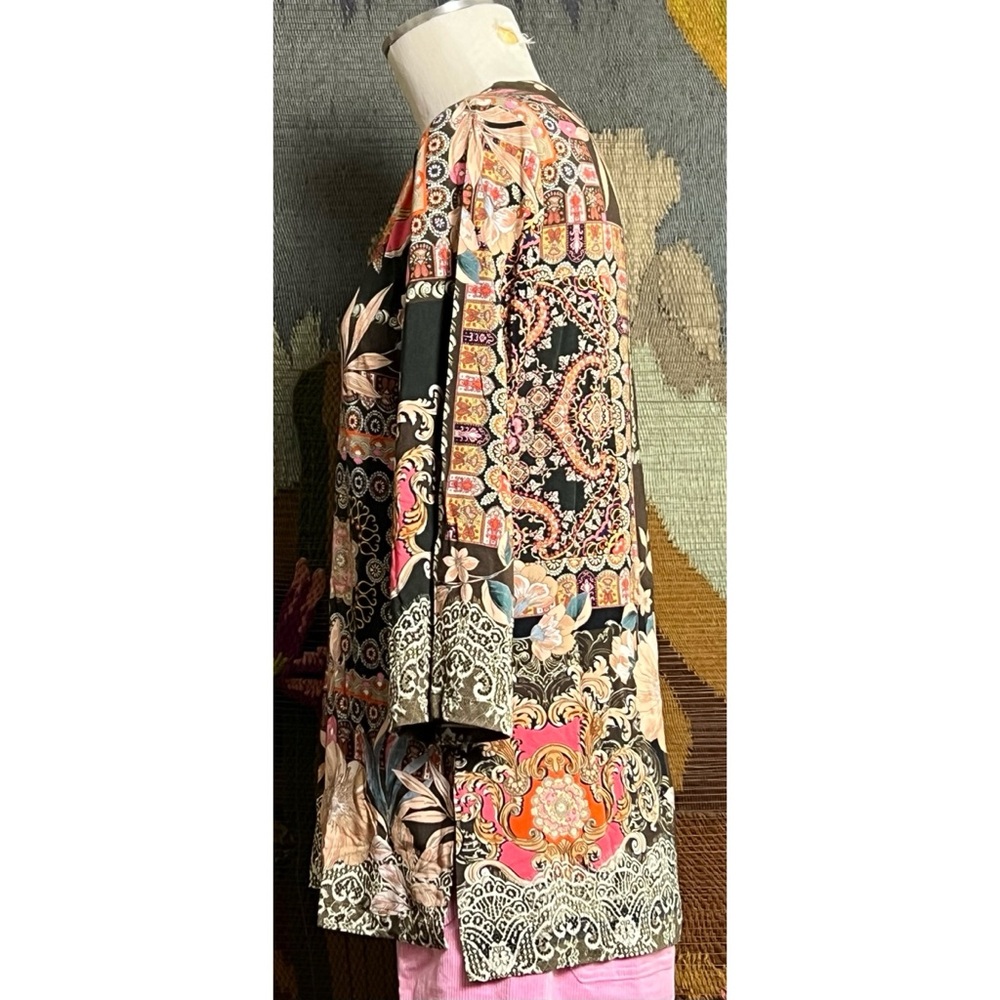 Johnny Was Flora Button Front Tunic S - Picture 3 of 15
